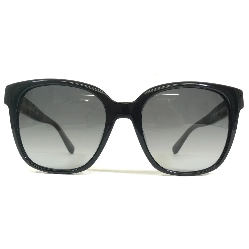 Bobbi Brown Sunglasses THE GRETCHEN/S 8079O Black Thick Rim Frames Black Lenses